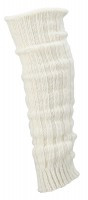 Beenwarmers - wol met alpaca -  wlwit - one size