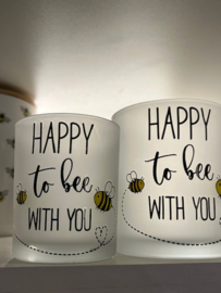 Bee Happy theelichthouder 2 delig