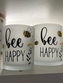 Bee Happy theelichthouder 2 delig