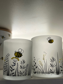 Bee Happy theelichthouder 2 delig