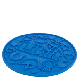 Tapis à lécher LIKIT Graze Maze Bleu