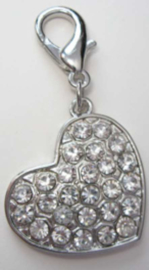 DIVA DOG Swarovski charm heart