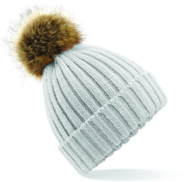 Pom Pom beanie Gris clair