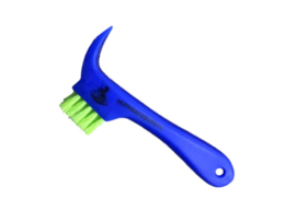 HAAS Hoof pick + brush Blue