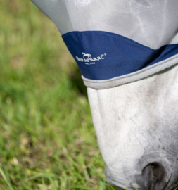 HORSEWARE Shield Flymask Navy/Silver