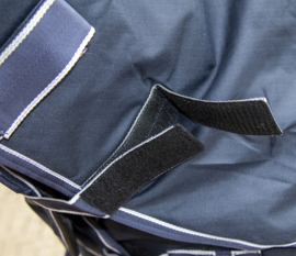 HKM | Couverture d'extérieure Starter 0g/fleece encolure détachable bleu foncé