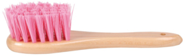 Hoefborstel houten handvat Roze