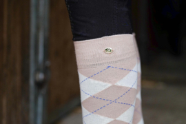 EQUITHÈME Argyle rijkousen Beige/Ecru