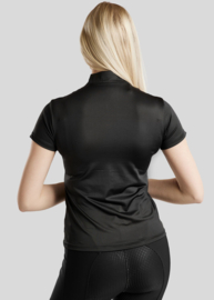 MONTAR Everly Polo crystal logo Zwart