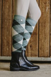 EQUITHÈME Argyle rijkousen Saliegroen/Antraciet