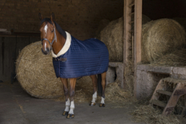 EQUITHÈME Teddy gevoerd staldeken Marineblauw