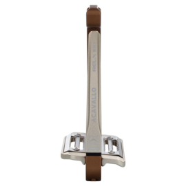 ACAVALLO stijgbeugels REL-X 180 Golden Brown/Nikkel