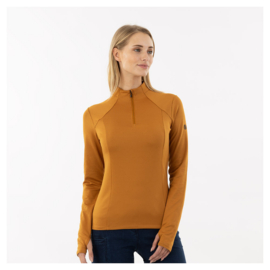 BR Half zip-up pulli Franka Cathay Spice