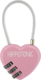 HIPPOTONIC Hartvormig hangslot voor poetskist Rose
