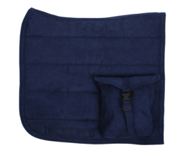 QHP Puff pad met tasje Evening Blue