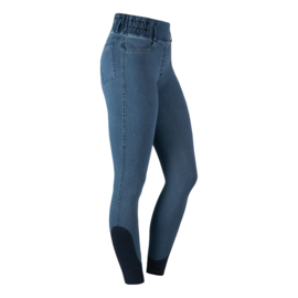 Horka | Legging d'équitation Denim full grip Jeans Blue