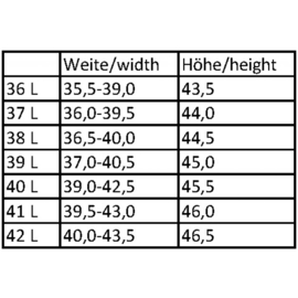 HKM Rijlaars Latinium Style generfd leder kort, schachtwijdte L