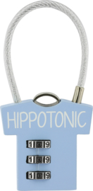 HIPPOTONIC T-shirtvormig hangslot voor poetskist Blauw