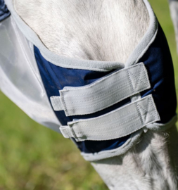 HORSEWARE Shield Flymask Navy/Silver