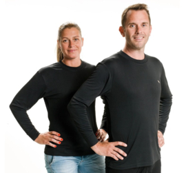BACK ON TRACK Trui Polypropyleen Zwart