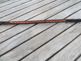 Frontal avec imitation de pierres précieuses Rouge Havane
