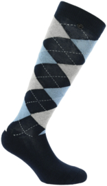 EQUITHÈME Argyle rijkousen Marine/Hemelsblauw