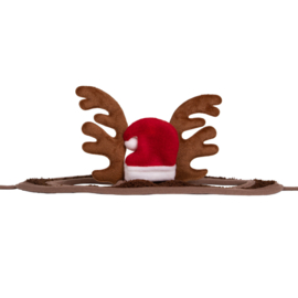 Bonnet de Noël cheval avec bois de rennes