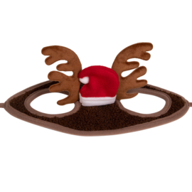 Bonnet de Noël cheval avec bois de rennes