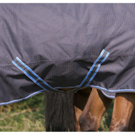 Couverture de paddock EQUITHÈME Tyrex 1200D Gris/Bleu