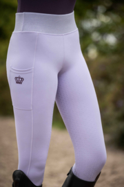 Legging d'équitation Lavender Bay fond silicone Lavande