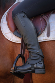 Mini-chaps Equithème Soft Havane | hauteur stnd