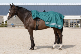 HARRY'S HORSE Uitrijdeken waterdicht 0gr fleece Mallard Green