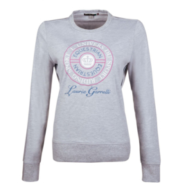 LAURIA GARRELLI Sweater Elemento Lichtgrijs gemeleerd