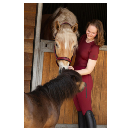 BR | Legging d'équitation CLX full grip Cabernet