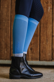 EQUITHÈME | Chaussettes Compet Denim/Gris