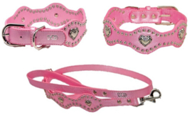 HIP DOGGIE Heart wave hals- en leiband