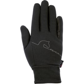 HKM Handschoenen Equestrian Softshell Zwart