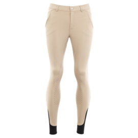 Pantalon d'équitation BR Marnix avec fond tissu silicone Beige