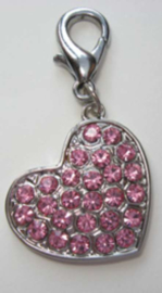 DIVA DOG Swarovski charm heart