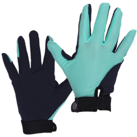 QHP Mesh handschoenen Turquoise/Navy