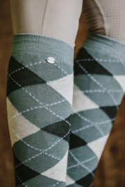EQUITHÈME Argyle rijkousen Saliegroen/Antraciet