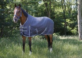 EQUITHÈME Tyrex 1200D 0g paddock deken Grijs/Blauw