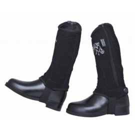 Mini-chaps HKM Kids imitation nubuck noir