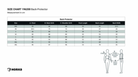 HORKA Back-Protector Zwart