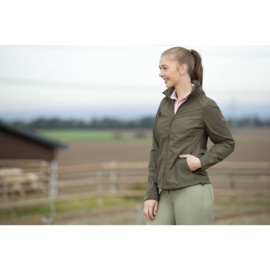 Veste imperméable HKM Rainy Day vert olive