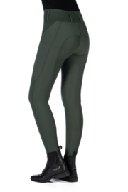 Legging d'équitation HKM Jil High Waist Vert Olive