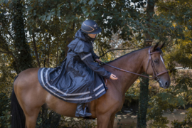 EQUITHÈME Rider Coat regenjas Zwart