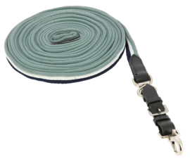 Norton | Longe de travail matlassée/cuir Marine/Blanc/Gris