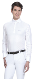Polo EQUITHÈME Mesh Blanc