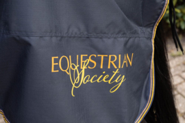 HARRY'S HORSE Regendeken 0gr Thor / fleece voering Blueberry